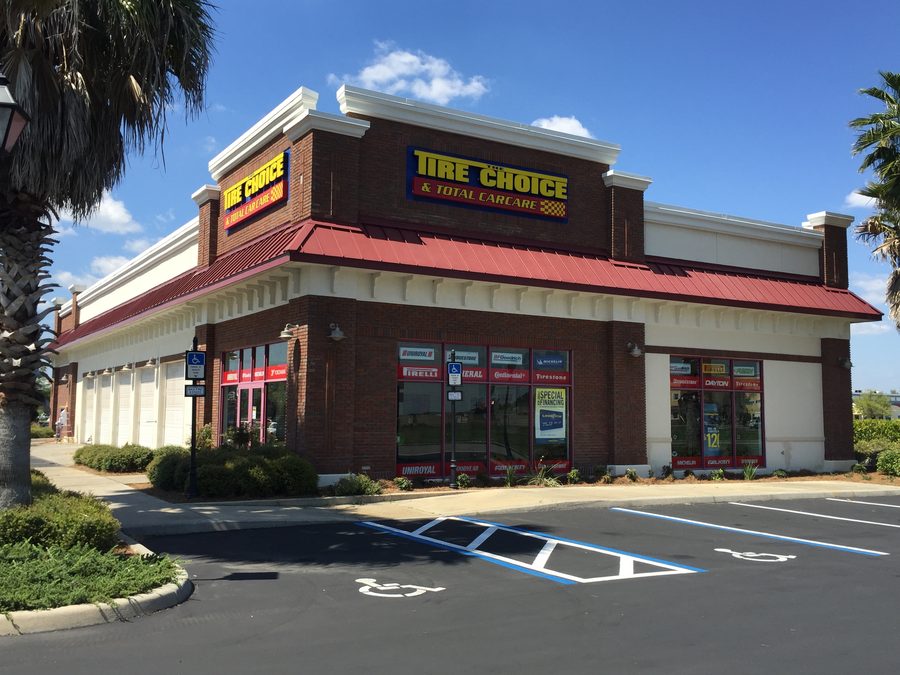Residential and commercial painting project photo - painting commercial tire choice