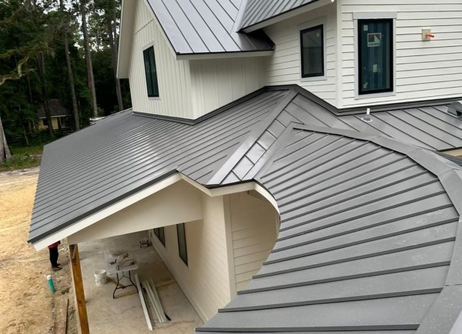 Metal roofing project photo - metal roof detail