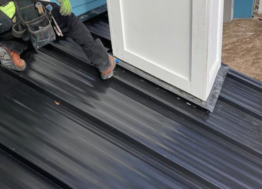 Metal detail from a Layfield Roofing and Construction project