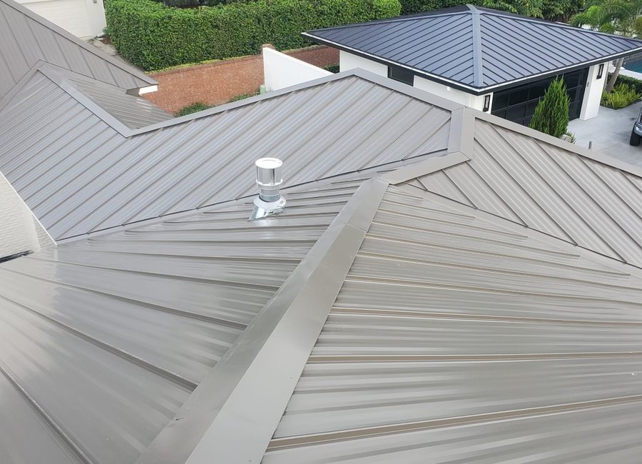 Metal detail from a Layfield Roofing and Construction project
