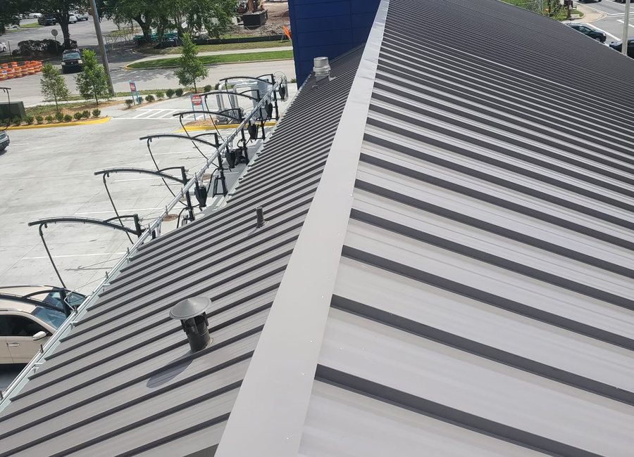Metal detail from a Layfield Roofing and Construction project