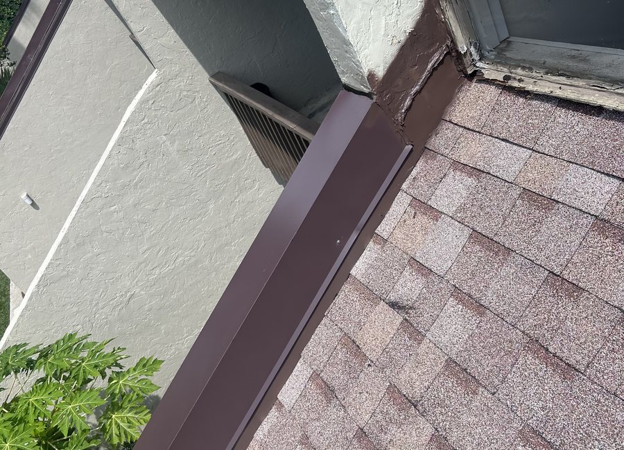 Metal installation progress from a Layfield Roofing and Construction project